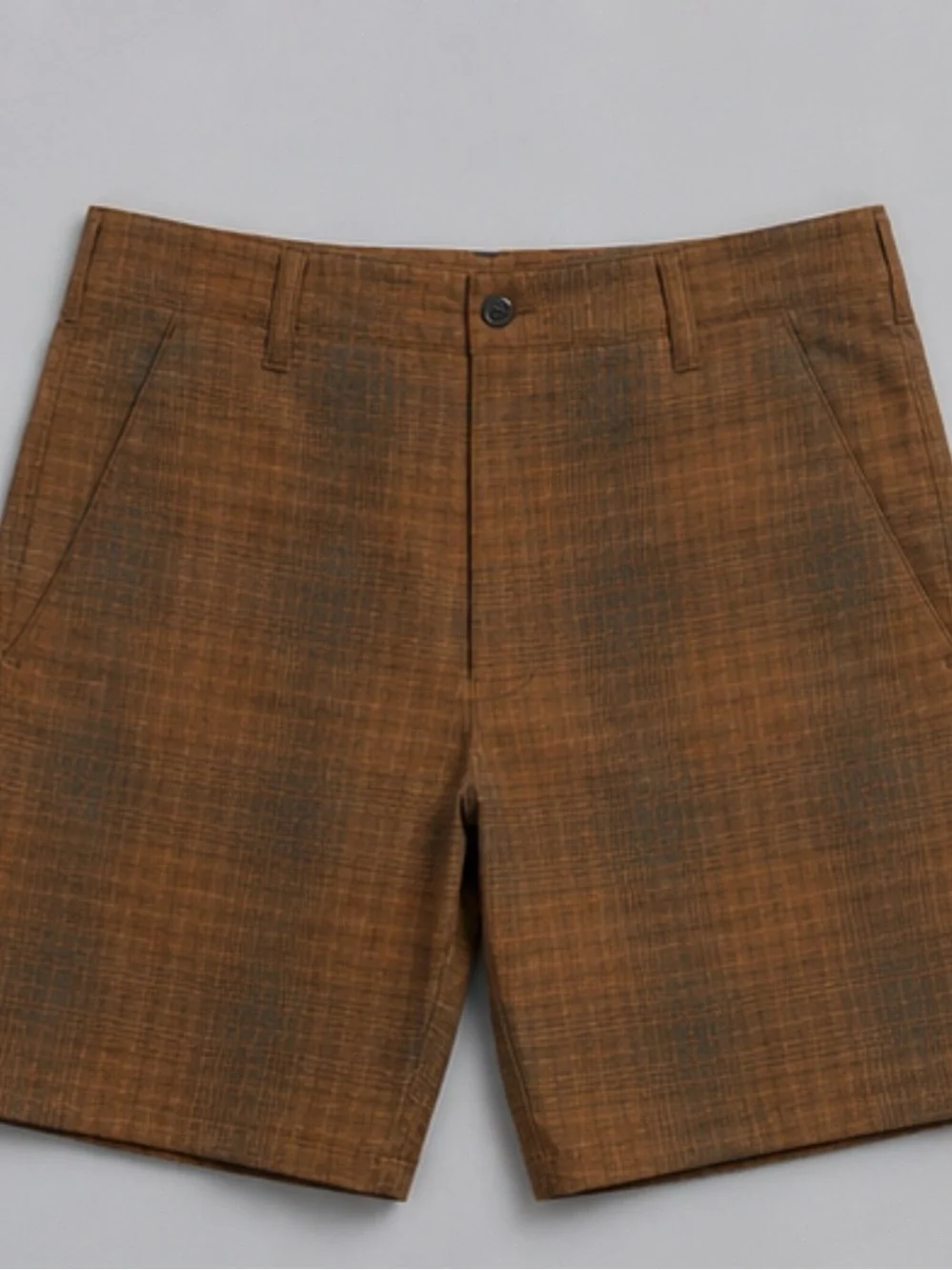 Brixton Choice Standard Fit Brown Plaid Shorts Men’s Size 33